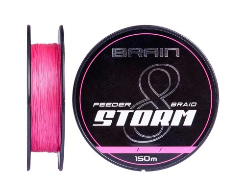 Шнур Brain Storm 8X 150m 0.06mm 8lb/3.8kg Pink (1858.51.86)