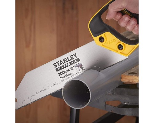 Ножівка Stanley FatMax, ПВХ, L=300мм, 11 зубів HP JETCUT на дюйм. (2-17-206)