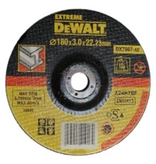Круг відрізний DeWALT EXTREME, сталь/металеві труби та профілі/кольорові метали, 180х3.0х22.23 мм (DX7967)