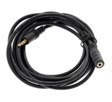 Кабель мультимедійний AUX Audio 3.5mm M/F 5.0m Value (B00344)