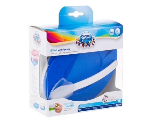 Тарілка дитяча Canpol babies 350 мл Синя (31/406_blu)