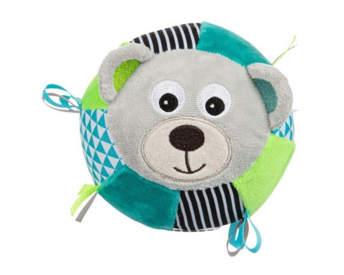 Брязкальце Canpol м'ячик з дзвоником BEARS сірий (68/074_grey)