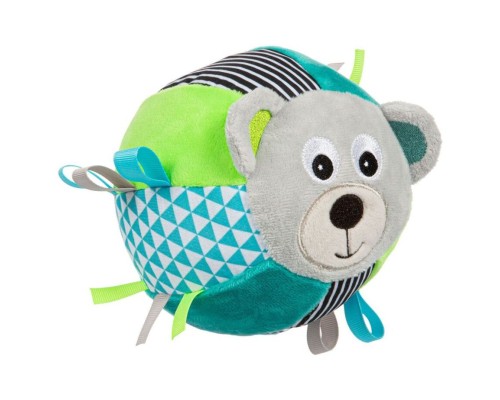 Брязкальце Canpol м'ячик з дзвоником BEARS сірий (68/074_grey)