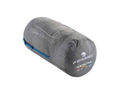 Спальний мішок Ferrino Yukon Plus +4C Blue Left (86357NBBS) (929817)