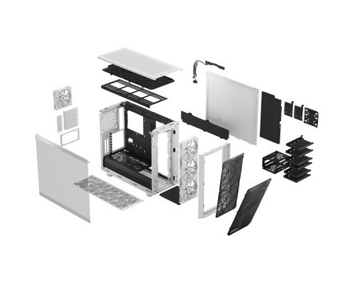 Корпус Fractal Design Meshify 2 RGB White TG Clear t (FD-C-MES2A-08)