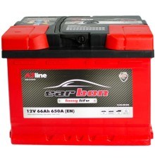 Акумулятор автомобільний CARBON 66 Ah/12V (CRB66-00)