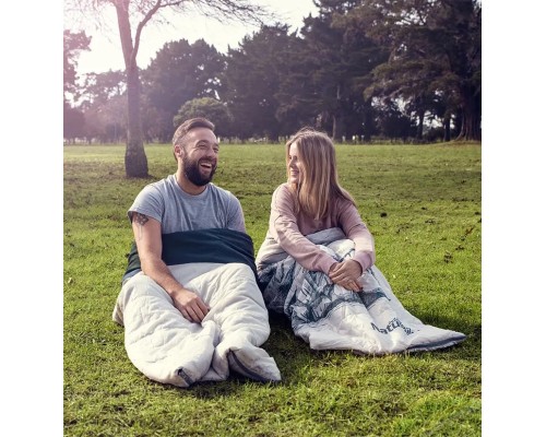 Спальний мішок Naturehike двомісний із подушками NH21MSD06 Green (6927595795330)