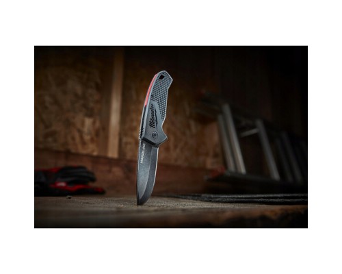 Ніж Milwaukee HARDLINE Smooth викидний з гладким лезом (48221994)