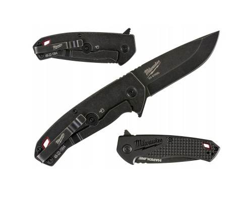 Ніж Milwaukee HARDLINE Smooth викидний з гладким лезом (48221994)