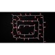 Гірлянда Delux String 100LED IP44 EN 10 м Червоний/білий (90016600)