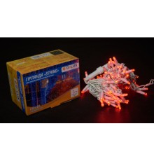 Гірлянда Delux String 100LED IP44 EN 10 м Червоний/білий (90016600)