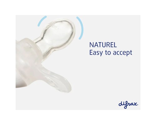 Пустушка Difrax Natural, 20+ міс (803 Peachy_leafs)