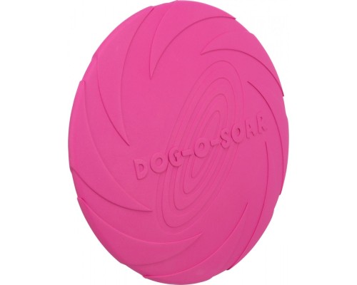 Іграшка для собак Trixie Activity Літаюча тарілка d:24 см (рожева) (4011905335032)