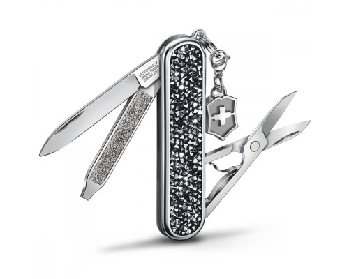 Ніж Victorinox Classic SD Brilliant Crystal + брелок-лого (0.6221.35)