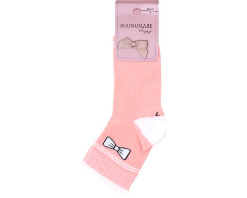 Шкарпетки дитячі BNM з бантиком (M0C0101-1271-7G-pink)