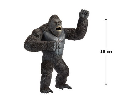 Фігурка Godzilla vs. Kong Конг готовий до бою (звук) (35507) Фігурка Godzilla vs. Kong Конг готовий до бою (звук) (35507)