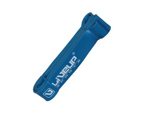 Еспандер LiveUp Latex Loop для підтягування 208х4.5х0.32 см синій LS3650-2080Hb (6951376105759)