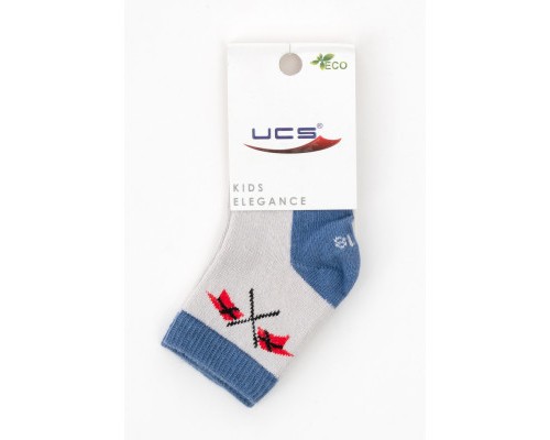 Шкарпетки дитячі UCS Socks з прапорцем (M0C0101-0816-1B-blue)