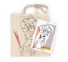 Набір для творчості Rosa Talent екосумка-розмальовка, Floral Girl А3 38х42см (4823098541202) Набір для творчості Rosa Talent екосумка-розмальовка, Floral Girl А3 38х42см (4823098541202)