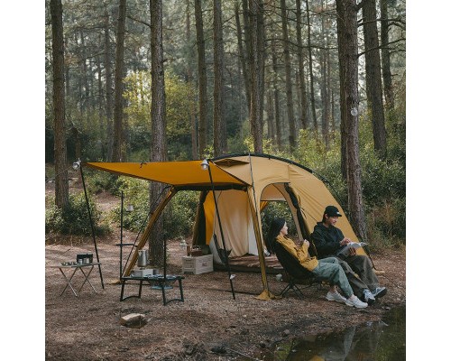 Намет Naturehike двокімнатний CNH22ZP028 гірчичний (6976507669795) Намет Naturehike двокімнатний CNH22ZP028 гірчичний (6976507669795)