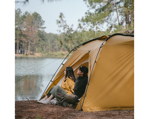 Намет Naturehike двокімнатний CNH22ZP028 гірчичний (6976507669795) Намет Naturehike двокімнатний CNH22ZP028 гірчичний (6976507669795)