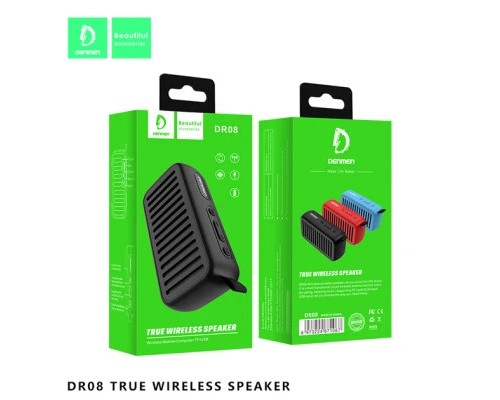 Акустична система Denmen DR08 Red (DR08-RD) 