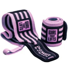 Бинт для спорту Power System PS-3510 Wrist Wraps GTL Pink (PS-3510PI-0)