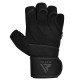 Рукавички для фітнесу RDX L4 Micro Plus Black L (WGM-L4B-L+)