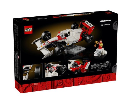 Конструктор LEGO Icons McLaren MP4/4 і Айртон Сенна (10330)