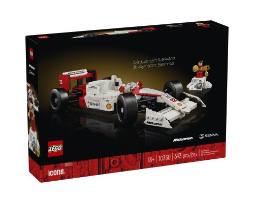 Конструктор LEGO Icons McLaren MP4/4 і Айртон Сенна (10330)