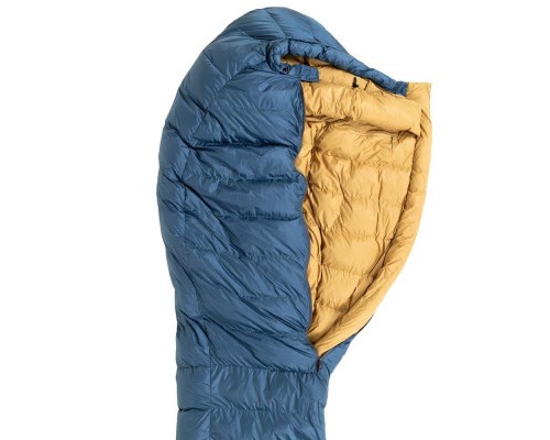 Спальний мішок Turbat Kuk пуховий 700 legion blue/dark cheddar 195 см (012.005.0368)