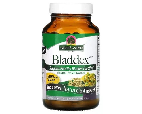 Вітамінно-мінеральний комплекс Nature's Answer Здоров'я сечового міхура, 1000 мг, Bladdex, 90 вегетаріанських (NTA-16020)