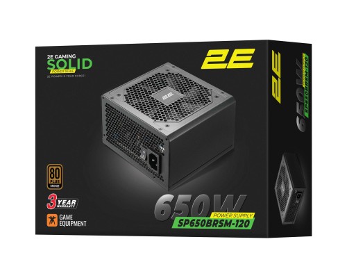 Блок живлення 2E 650W (2E-SP650BRSM-120)