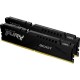 Модуль пам'яті для комп'ютера DDR5 64GB (2x32GB) 6400 MHz Beast Black Kingston Fury (ex.HyperX) (KF564C32BBK2-64)