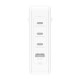 Зарядний пристрій Belkin 140W 3хUSB-С GAN PD PPS USB-A White (WCH014BTWH)