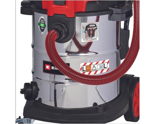 Пилосос будівельний Einhell TE-VC 2350 SACL, 1600Вт, 230мБар, 50л, клас L, 13.1кг (2342475)