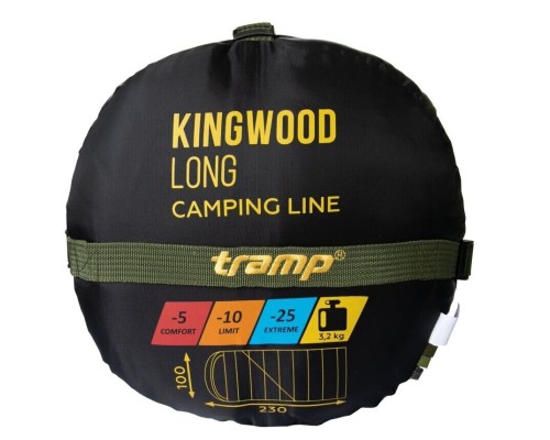 Спальний мішок Tramp_ Kingwood Long Olive/Grey L (UTRS-053L-L)