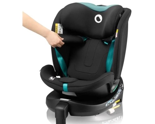 Автокрісло Lionelo Navy I-Size Black Turquoise (LO-NAVY I-SIZE BLACK TURQUOISE)