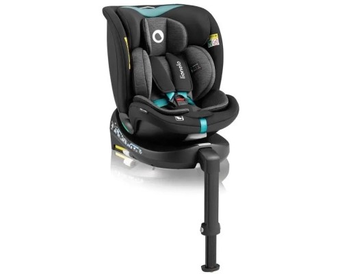 Автокрісло Lionelo Navy I-Size Black Turquoise (LO-NAVY I-SIZE BLACK TURQUOISE)