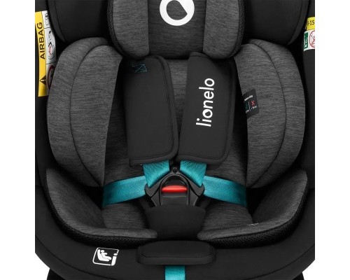 Автокрісло Lionelo Navy I-Size Black Turquoise (LO-NAVY I-SIZE BLACK TURQUOISE)