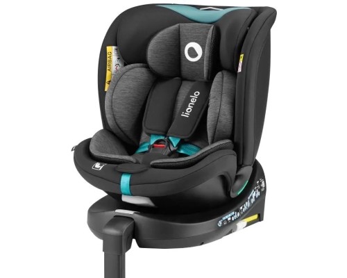 Автокрісло Lionelo Navy I-Size Black Turquoise (LO-NAVY I-SIZE BLACK TURQUOISE)