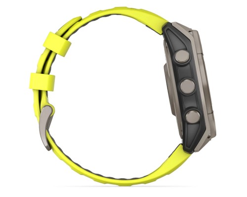 Смарт-годинник Garmin fenix 8 47mm,Saph Solar, BareTi/Graphite,AmpYe/GrphBnd (010-02906-21)