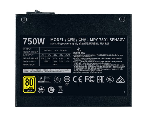 Блок живлення CoolerMaster 750W V750 SFX (MPY-7501-SFHAGV-UK) Блок живлення CoolerMaster 750W V750 SFX (MPY-7501-SFHAGV-UK)