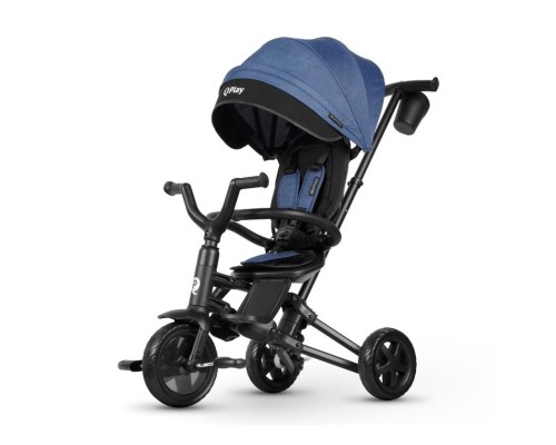 Дитячий велосипед QPlay Nova Niello складаний триколісний Blue (S700-12Nova+EvaBlue)