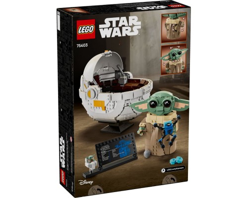 Конструктор LEGO Star Wars Ґроґу в повітряній колисці (75403)