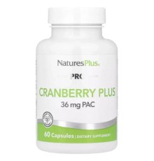 Вітамінно-мінеральний комплекс Natures Plus Журавлина органічна, PRO Cranberry Plus, 60 капсул (NAP-39516)
