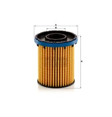 Фільтр масляний Mann HU8016