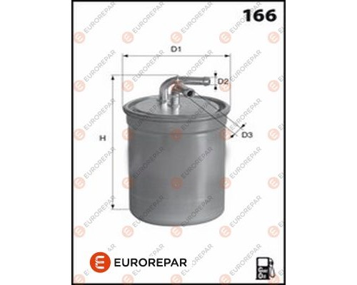 Фільтр паливний EUROREPAR 1643625680