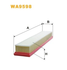 Повітряний фільтр для автомобіля Wixfiltron WA9598