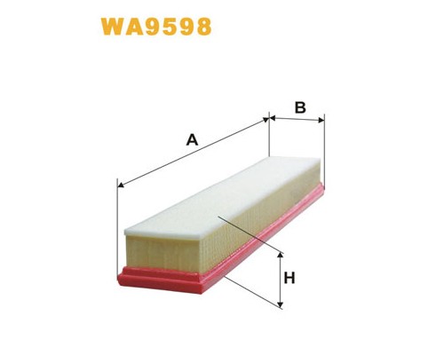 Повітряний фільтр для автомобіля Wixfiltron WA9598